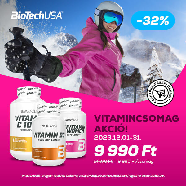 BioTechUSA: Akciós vitamincsomagok