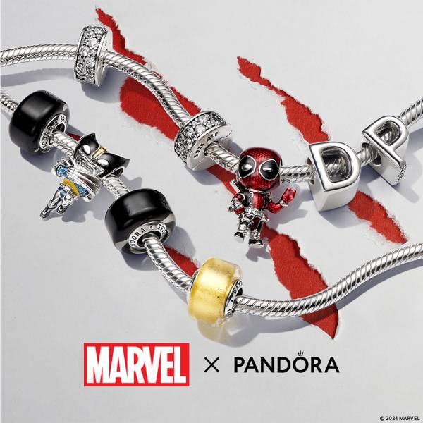 Pandora: Deadpool és Wolverine karkötő