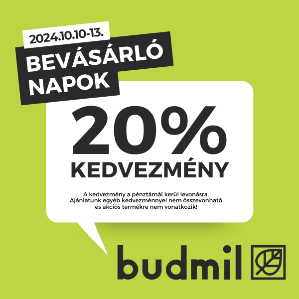 Budmil: Őszi bevásárló napok