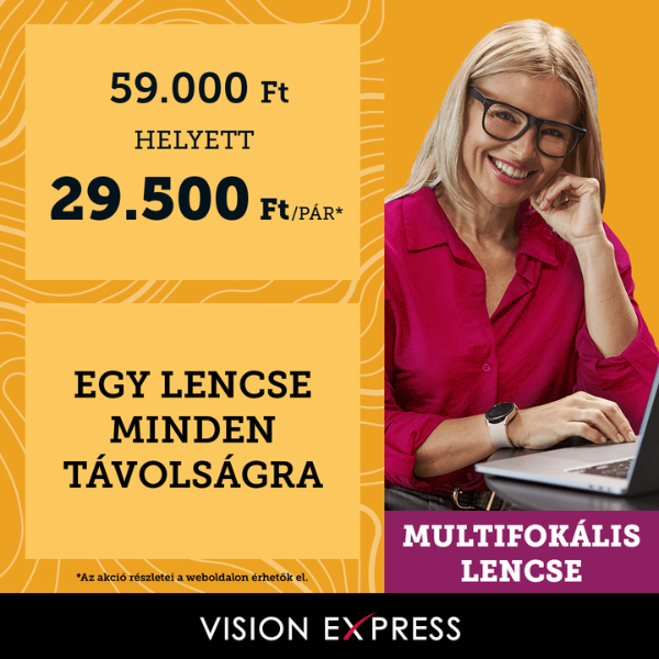 Vision Express: Multifokális lencse akció