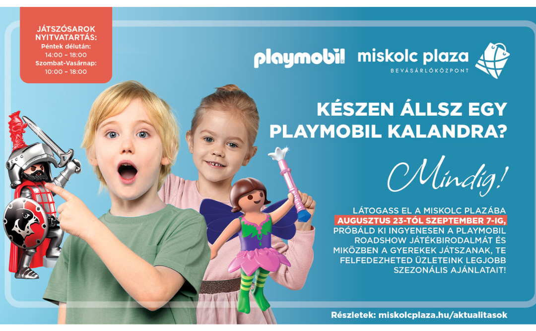 VÁR A VARÁZSLATOS PLAYMOBIL VILÁGA!