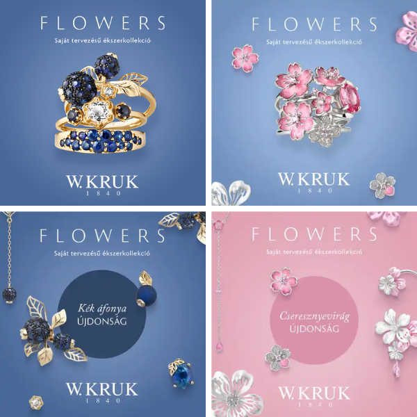 W.KRUK: Flowers kollekció újdonságok