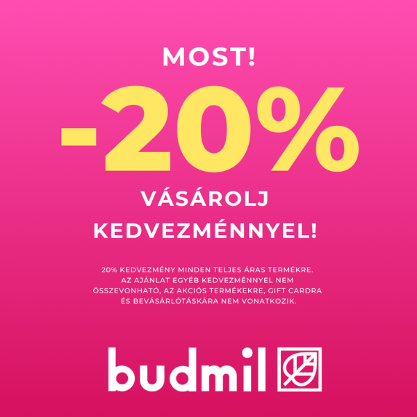 Budmil: Akár 20% kedvezmény