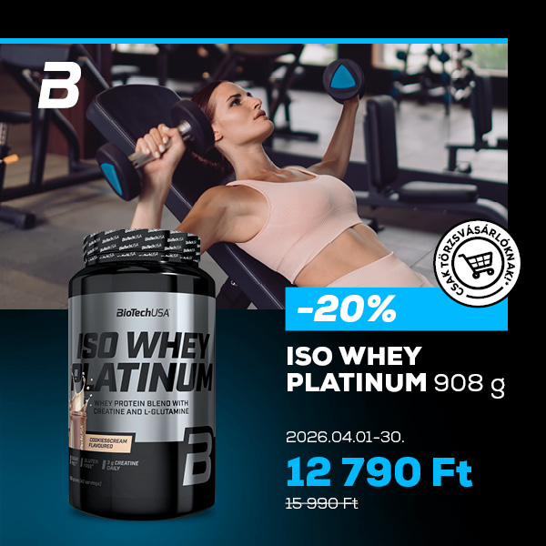 BioTechUSA: Iso Whey Platinum akció