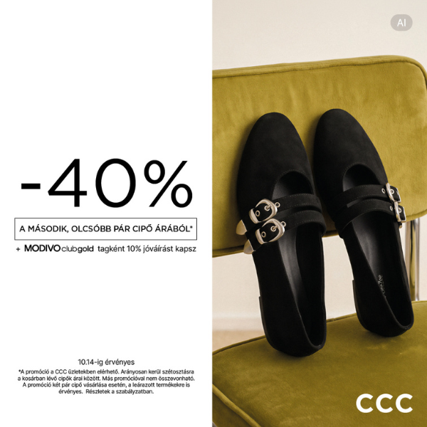 CCC: 40% kedvezmény